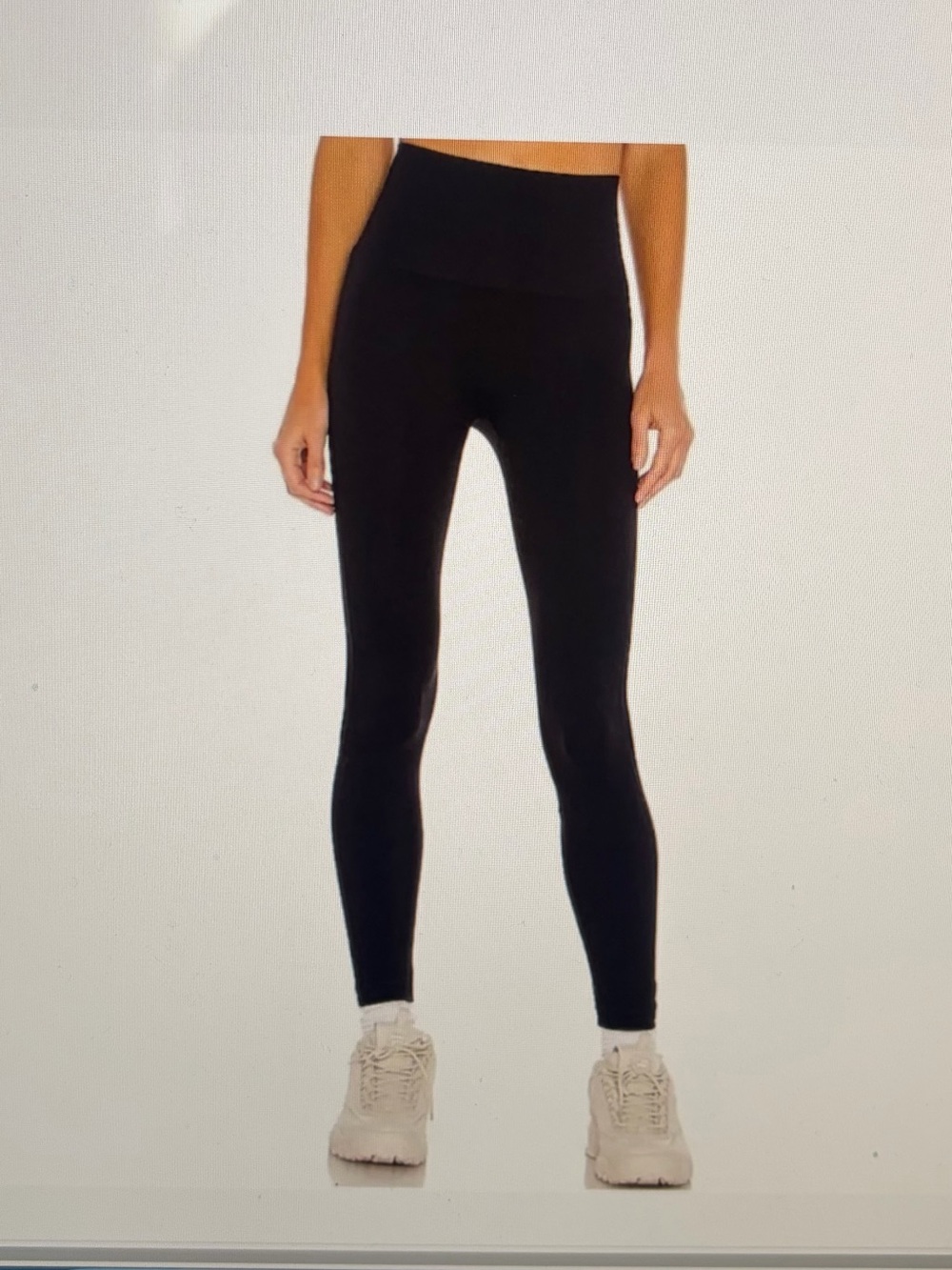 Spanx Look At Me Now Legging Solid Black FL3515 Womens Small